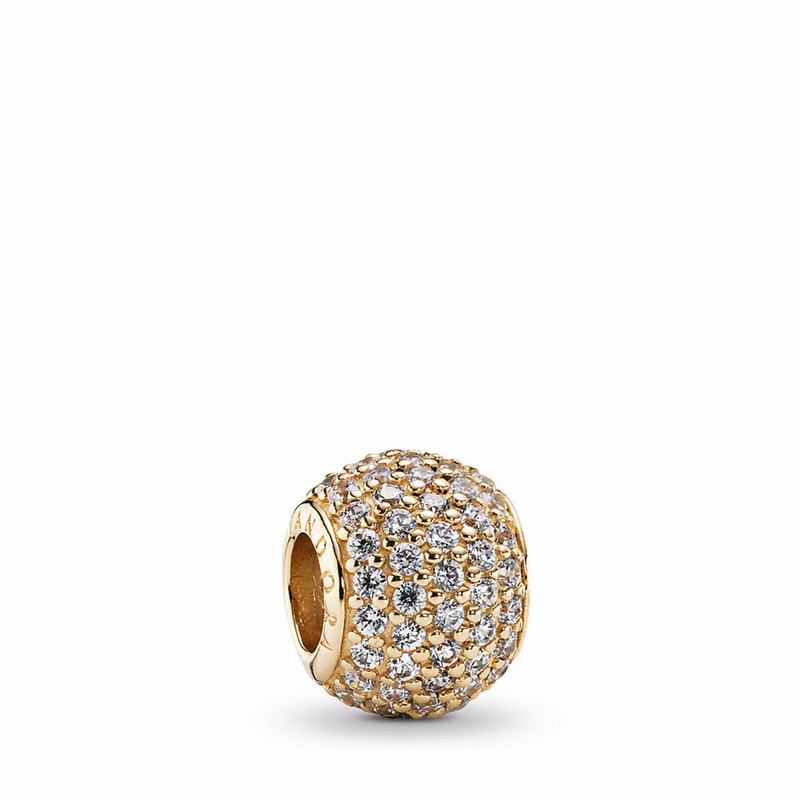 Pandora Australia Pavé Lights Charm - 14k Gold | MYKWSV398